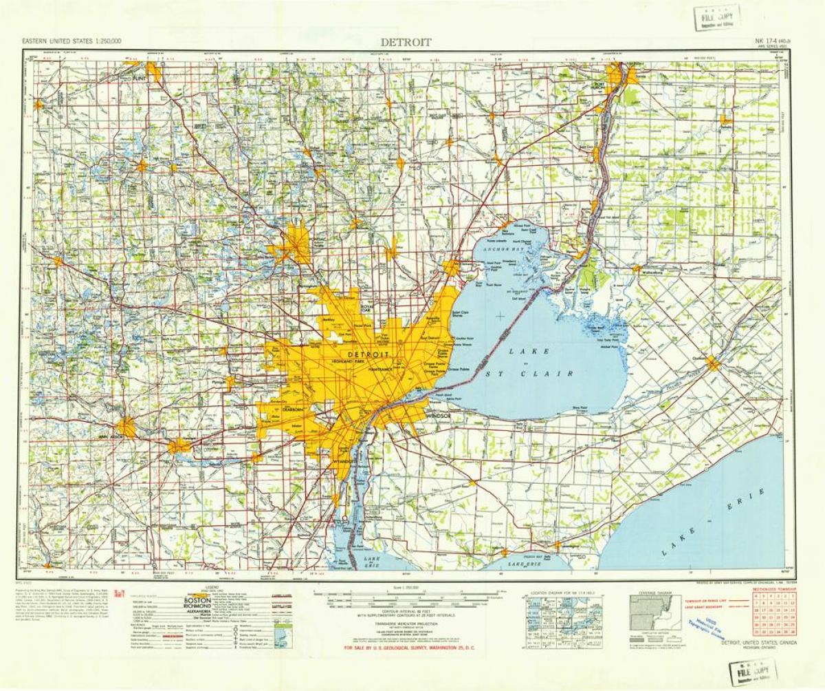 Детроит је на мапи САД