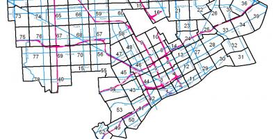 Детроит зонирање мапи